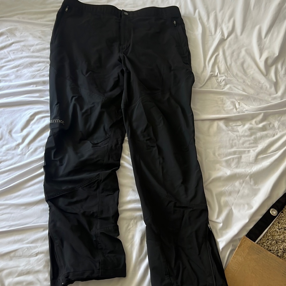 Black marmot hiking pants